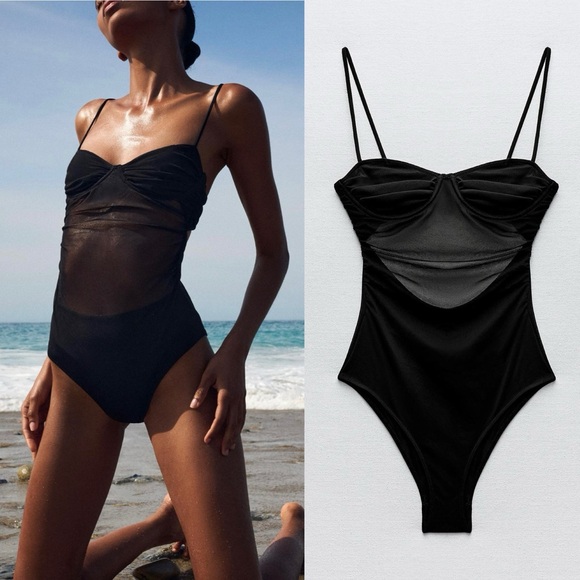 ZARA SWIMSUIT - Picture 1 of 4